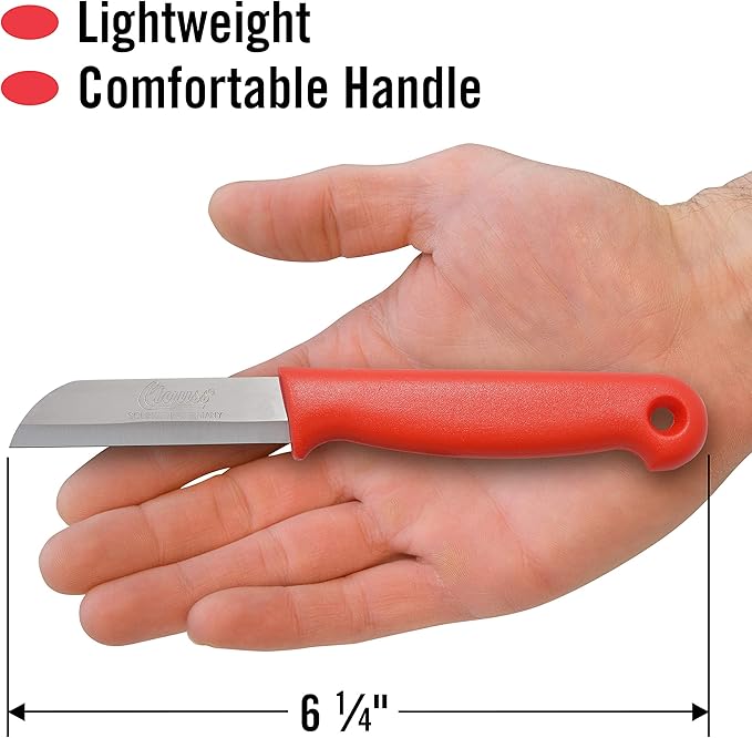 Clauss fixed blade Straight Floral Knives, Comes in a Box of 10