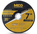 20 Pack Cut Off Wheels 7 Inch Cutting Wheel 7”x1/16”x7/8” Metal&Stainless Steel Cutting Disc Fit for Angle Grinder