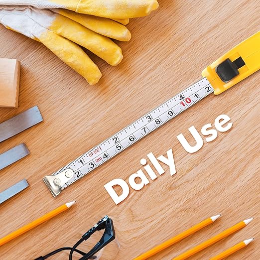 50 Pcs 6 FT Mini Tape Measure Retractable Bulk Small Measuring Tape Pocket Size Measurement Tool for Operation Christmas Items Party Favor Gifts Stuffers for Men(Yellow)