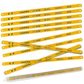 Hacksaw Replacement Blades Set (10 Pack) High Speed 12" Length Hack Saw Blade - High Carbon Steel (HCS) Cutting Blades