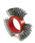 Abrasive Wire Wheel Belt/Coarse Replacement Brush for Grinder/Metal Blaster Clearing Belts/Bristle Blasting Tool (0.7mm Carbon Spring Steel, 1 PCS)