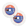 Carbide Multi Wheel,BRSCHNITT 2pcs 3 Inch (75mm) with Arbor 3/8 Inch (10mm) Tungsten Carbide Cut Off Wheel for Wood,Laminate,Gypsum Board,Plastic for Angle Grinder Cutting Disc