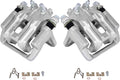 SCITOO Rear Left+Right Brake Calipers With Bracket 19B2911 19B2910 Compatible For Honda CR-V 2005-2006