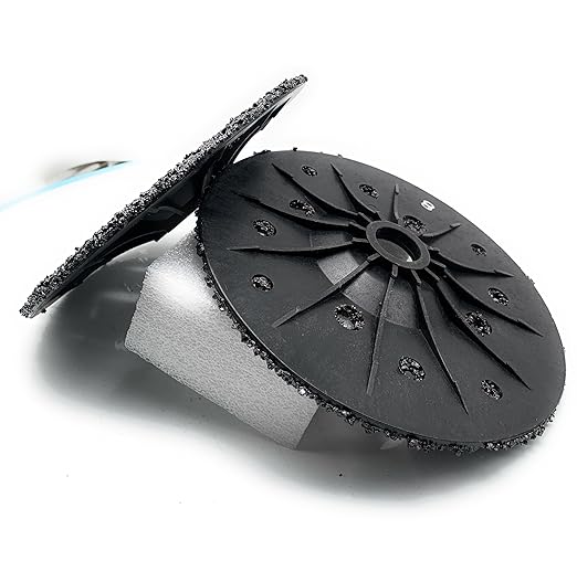 SIGNI 5 Pack SiC Plastic Back Grinding Wheel for Granite/Marble/Concrete and Glasses (7 INCH, 8 GRIT)