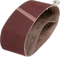 HARFINGTON 3 x 21 Inch Sanding Belts, 12 Pcs 150 Grits Aluminum Oxide Abrasive Belt Sander File Belt for Woodworking, Metal Polishing, Knife Sharpener