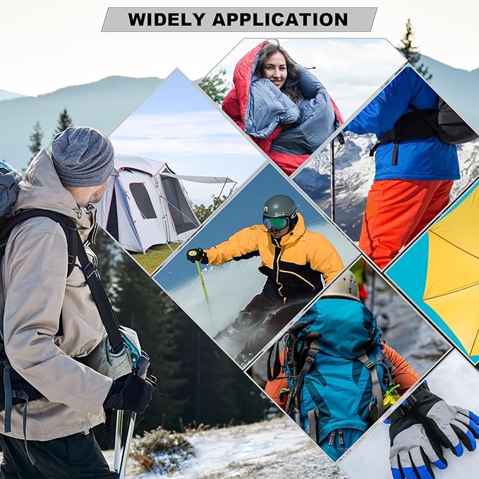 OAZ 3.9 x 63 inch Nylon Fabric Patch Self-Adhesive Waterproof Lightweight Repair Patch Kit for Clothing Down Jacket Tent Bag (Navy Blue)