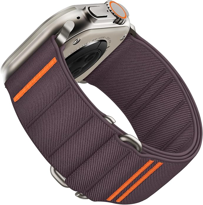 Suitisbest Sport Bands Compatible with Apple Watch Ultra Band 49mm 46mm 45mm 44mm 42mm 38mm 40mm 41mm Men Women, Stretchy Nylon Sport Loop Strap with S-Hook for iWatch Series 10 Ultra SE 9 8 7 6 5 4 3
