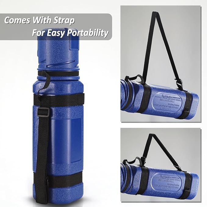 2 Pack, 14" Rod Storage Container Tube - Chanharm Blue Holder Canister for 10LB SMAW Welding Stick Electrode