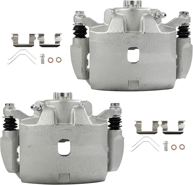 cciyu Front Left & Right Brake Calipers Assembly w/Bracket 19B2917 19B2916 2013 2014 2015 For Acura For ILX,2012 2013 2014 2015 For Honda For Civic,2005 2006 For Honda For CR-V