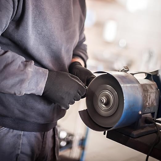 CBN Grinding Wheel 8 inch, CBN Grinding Wheel 320 grit, 5/8 Arbor, Suitable for All Kinds of 8 inch Bench Grinders, for Sharpening Quick Steel Tools Wood Turning Tools