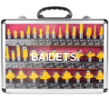 Router Bits Set 1/2 Inch Shank - BAIDETS 35PCS Router Bit for Professional and Beginners Carpenter Woodworking Projects