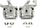 SCITOO 19B7123 19B7122 Rear Left & Right Disc Brake Calipers w/Bracket Fit For Mazda For CX-5 2013-2015, Single Piston