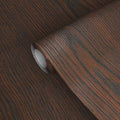 GSCIT Club Brown Walnut Wallpaper, 15.7 inch X 15ft Self Adhesive Wood Grain Repair Tape Patch for Tables, Chairs, Baseboards, Doors, Windows, Floors, Handicraft DIY.