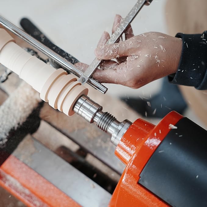 Overall length 18 3/4" Carbide Tipped Rougher Chisel For Woodturning, Beech handle length: 12 1/2", Tool bar length: 6 1/4", with 11 * 11 * 2mm TCT SQUARE BLADE