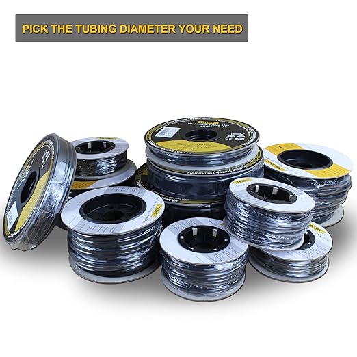TKDMR 59 Ft 1-1/4" Heat Shrink Tubing - 3:1 Ratio Marine Grade Heat Shrink,Wire Cable Adhesive Lined Tube Insulation Seal Against Moisture Corrosion and Air Leakage.Black