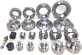 10 Piece Dimple Die Set 1/2" 3/4" 1" 1 1/4" 1 1/2" 1 3/4" 2" 2 1/2" 3" Includes Dzus Dimple Die
