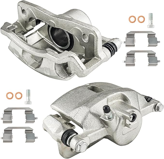 Torchbeam Front Brake Calipers Set for Honda 2006-2011 Civic 1.8L, Honda 2001-2005 Civic 1.7L, Honda 1996-2000 Civic 1.6L, Front Left and Front Right Calipers Replace # 19B1832+19B1833