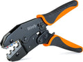 Wirefy Crimping Tool For Heat Shrink Connectors - Ratcheting Wire Crimper - Crimping Pliers - Ratchet Terminal Crimper - Wire Crimp Tool for Your Kit