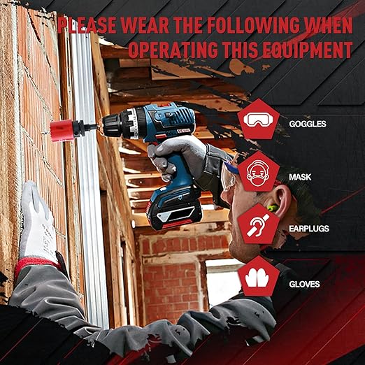 Bi-Metal Hole Saw Set, 22PCS Hole Saw Kit with Arbors and Drill Bits, 3/4" to 2-11/12" 12 PCS Saw Blades with case for Metal, Wood, Plywood, Drywall, PVC Board, and Plastic