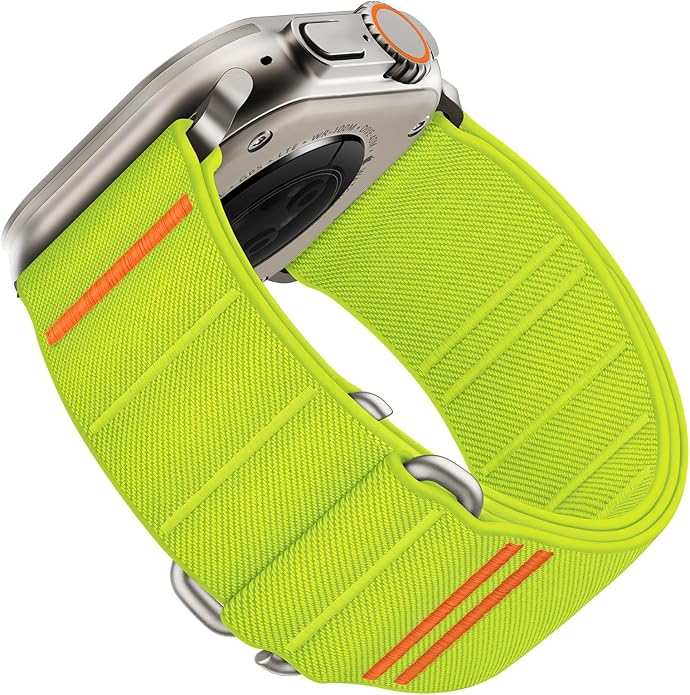 Suitisbest Sport Bands Compatible with Apple Watch Ultra Band 49mm 46mm 45mm 44mm 42mm 38mm 40mm 41mm Men Women, Stretchy Nylon Sport Loop Strap with S-Hook for iWatch Series 10 Ultra SE 9 8 7 6 5 4 3