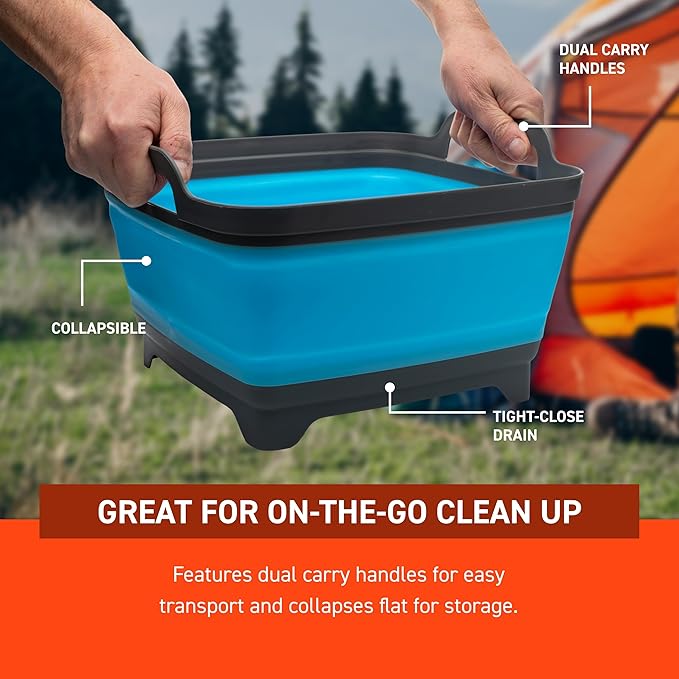 Survive Outdoors Longer Flat Pack Collapsible Sink (Pack of 2)