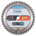 Luckyway 7-1/4 Inch 40T Crosscutting with 5/8 Inch Arbor TCT Circular Saw Blade for Cutting Wood