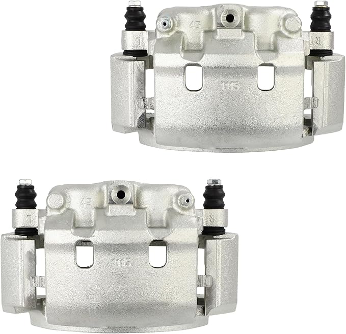 cciyu Rear Left & Right Brake Calipers Assembly w/Bracket 18B4749 18B4748 For Ford 1999-2007