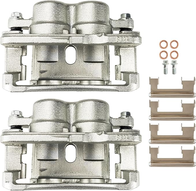 Torchbeam Front Brake Calipers Set for Chevrolet 1999-2004 Silverado 1500, Chevrolet 2001-2010 Silverado 2500 HD, Front Left and Front Right Calipers Replace # 18B4728+18B4729