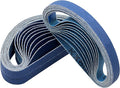 1/2 x 12 Inch Knife Sharpener Sanding Belts for Work Sharp, 120 Grit Replacement Sharpening Belt Kit for Official Work Sharp (WSKTS & WSKTS-KT/Mk.1 & Mk.2) Knife & Tool Sharpener, 30 Pcs
