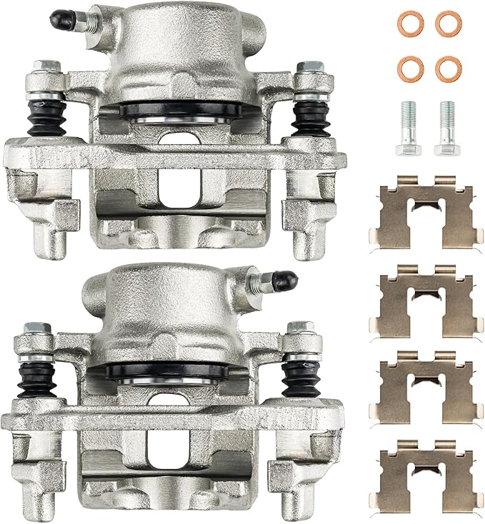 Torchbeam Front Brake Calipers Set for Geo Tracker 1989-1997, Suzuki Sidekick 1989-1998, Chevrolet Tracker 1998, Suzuki X-90 1996-1998, Front Left and Front Right Calipers Replace # 19B1212+19B1213