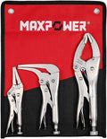 MAXPOWER 3 Piece Locking Pliers Set