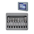Carbide Burr Set 1/4 Shank 8pcs Tungsten Carbide Rotary Files Kit with Storage Case Die Grinder Bits for Metal Engraving, Wood Carving & Deburring Tools