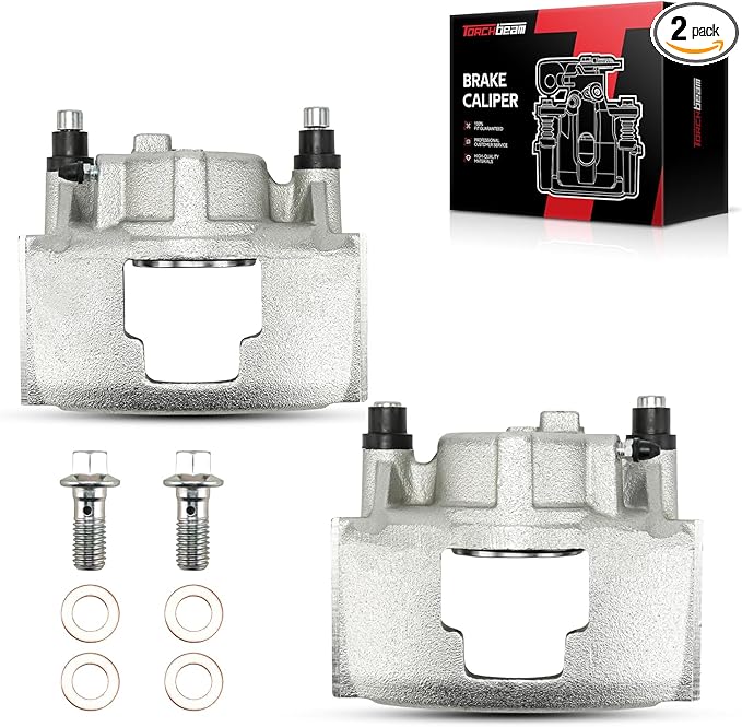 Torchbeam Front Brake Calipers Set for Chevrolet 1992-1999 C1500, Chevrolet 1992-1999 K1500, Dodge 1994-1999 Ram 1500, Front Left and Front Right Calipers Replace # 184299+184300