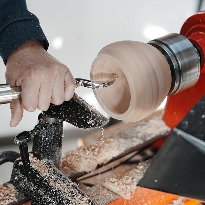 Hollowing Tool Overall length: 22 1/4" Carbide Tipped Curved for Woodturning. Beech handle length: 15 1/2", Tool bar length: 6 3/4", Tool bar thickness: 1/2", with 8.9 * 2mm-30°TCT ROUND BLADE