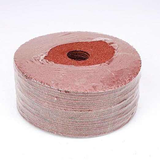 Aluminum Oxide Resin Fiber Sanding and Grinding Discs, 5” x 7/8”, 36 Grit - 25 Pack