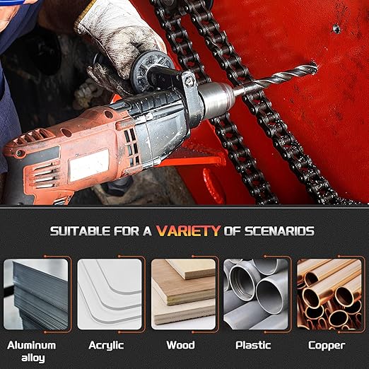 Drill Bit, 13mm Cutting Diameter, 4341 HSS Gold and Black 118° Cutting Angle Number Jobber Bits - (Applications: for Drilling Soft Metal Plastic Wood), 1-Pieces