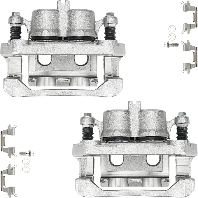 Torchbeam Front Brake Calipers Set for Nissan Pathfinder 2013-2020, Nissan Murano 2015-2023, INFINITI QX60 2014-2020, INFINITI JX35 2013, Front Left and Front Right Calipers Replace # 19B7100+19B7101