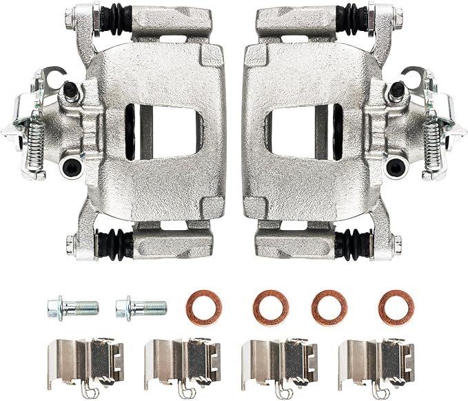 Torchbeam Rear Brake Calipers Set for Dodge 2012-2020 Grand Caravan, Chrysler 2012-2016 Town & Country, Ram 2013-2015 C/V, Rear Left and Rear Right Calipers Replace # 18B5398+18B5399