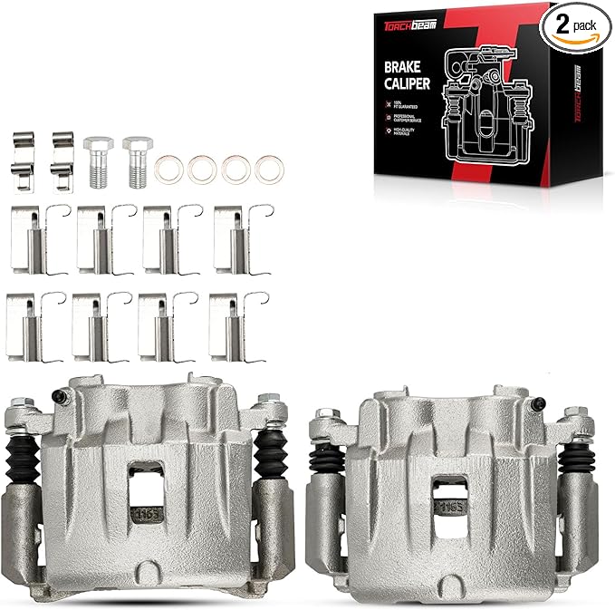 Torchbeam Front Brake Calipers Set for Jeep Grand Cherokee 1999-2004, Front Left and Front Right Calipers Replace # 18B4826+18B4827
