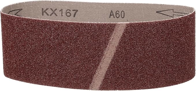 3 x 18 Inch Sanding Belt, 1 Pcs 60 Grit Knife Sharpener Belts Work Sharpening for Belt Sander Knife Carving Tool Metal Working