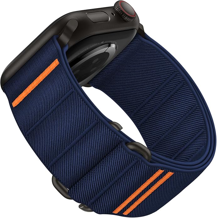 Suitisbest Sport Bands Compatible with Apple Watch Ultra Band 49mm 46mm 45mm 44mm 42mm 38mm 40mm 41mm Men Women, Stretchy Nylon Sport Loop Strap with S-Hook for iWatch Series 10 Ultra SE 9 8 7 6 5 4 3