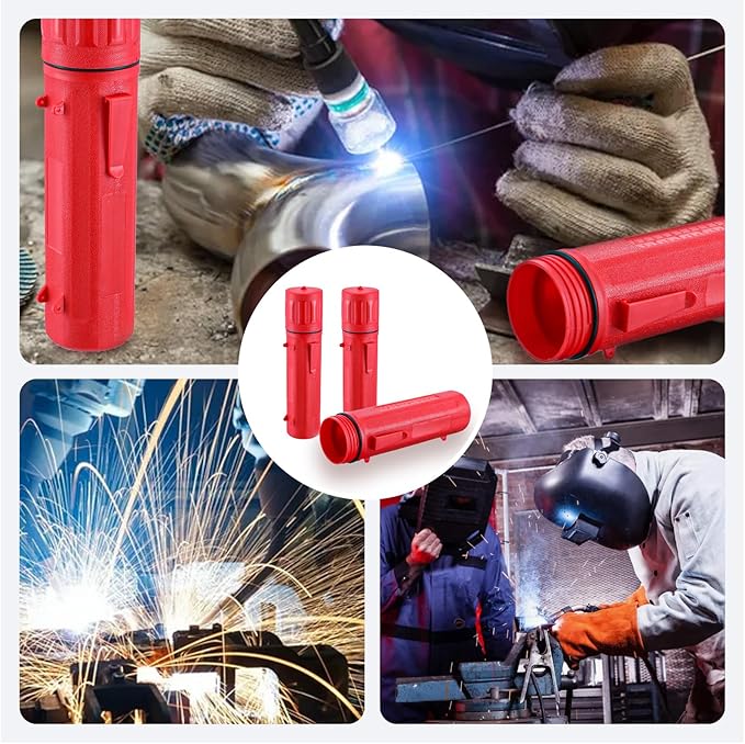3 Pcs Electrode Rod Storage Tube 14 Inch Welding Rod Storage Airproof Welding Rod Container Waterproof Welding Rod Holder for Welding Rod Canister