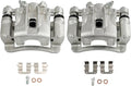 SCITOO 19B3477 19B3476 Rear Left & Right Disc Brake Calipers Assembly w/Bracket For Dodge For Attitude,For Hyundai For Accent,For Kia For Forte/For Forte Koup/For Forte5/For Rio/For Rio5