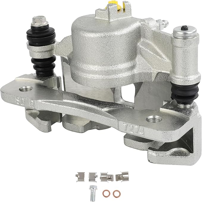 cciyu Front Right Brake Caliper Assembly w/Bracket 19B1379 1990-2000 For Honda For Civic,1993-1997 For Honda For Civic del Sol,1990-1991 For Honda For CRX