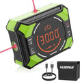 Huepar Digital Angle Gauge with Laser Level, Rechargeable 3-in-1 Digital Angle Finder with Magnetic, Measures 0-90° & 0-180° Range, Digital Electronic Level Accessory for Woodworking Tools