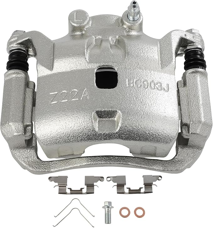 SCITOO Front Left Brake Caliper With Bracket 19B6860 Compatible For Nissan For March 2012-2015,For Nissan For Micra 2015-2017,For Nissan For Versa 2012-2019,For Nissan For Versa Note 2014-2019