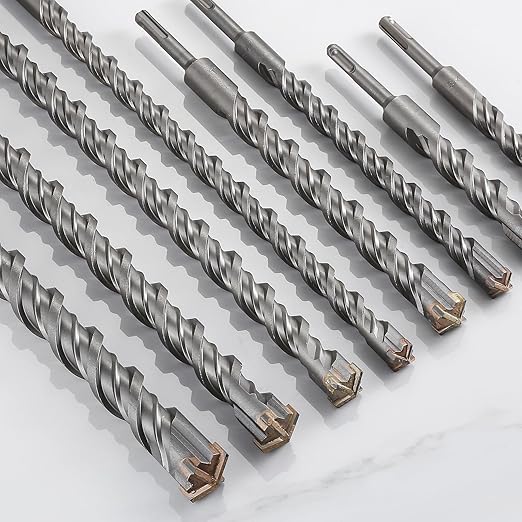 Extension Concrete Drill Bit Lengthening 1pcs 5/8" X 39" Cross-Type Double Thread Carbide Material Suitable For Concrete, Brick, Cement Walls, Stone, extra long Hammer Drill Bits For Concrete