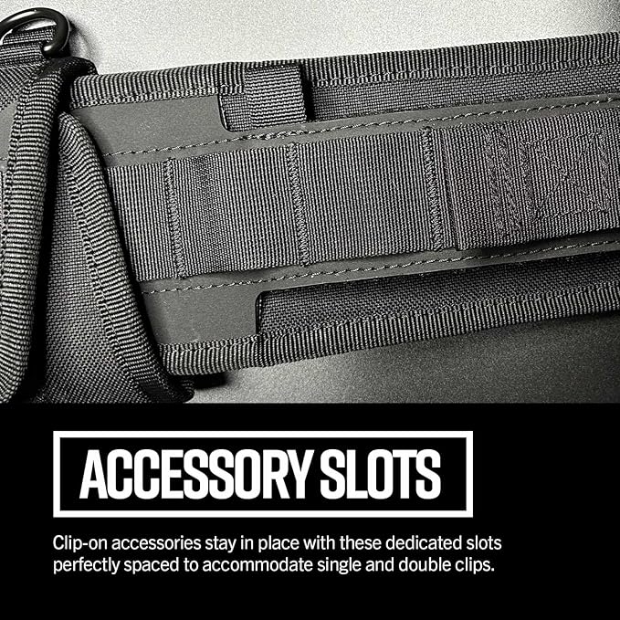Diamondback Tempo Tool Belt - Tool Belts for Men with Lumbar Support - Utility Belt with 10 Attachment Points for Tool Belt Pouches (M/L)
