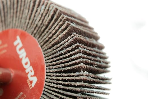4 Piece Wire Brush & Flap Wheel Set 58094, Grinding and Surface Cleaning, Remove Rust, Paint, and Weld Splatter