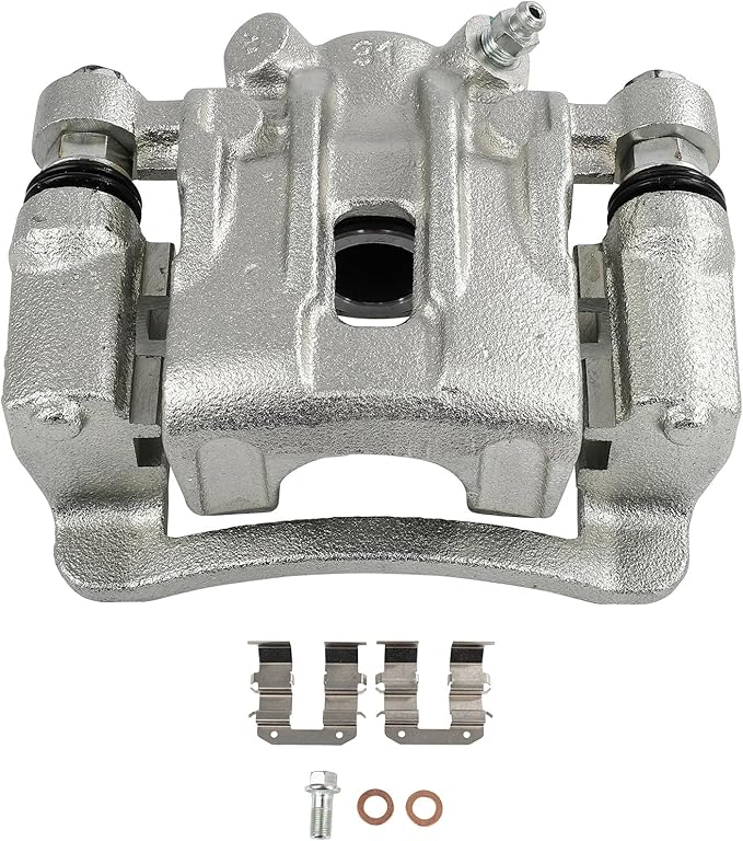 cciyu Rear Right Brake Caliper Assembly w/Bracket 19B3476 For Dodge For Attitude,For Hyundai For Accent,For Kia For Forte/For Forte Koup/For Forte5/For Rio/For Rio5